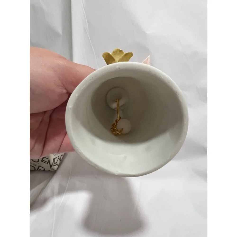 Vintage Enesco Birthday Collector Bell Age 4 1980’s Petite Fleur